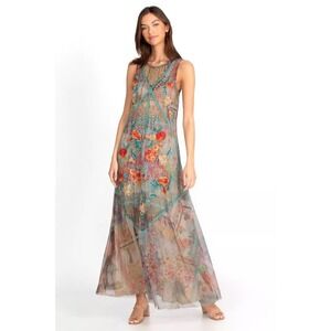 johnny was evelina metallic maxi dress Evelina Metallic Maxi Dress